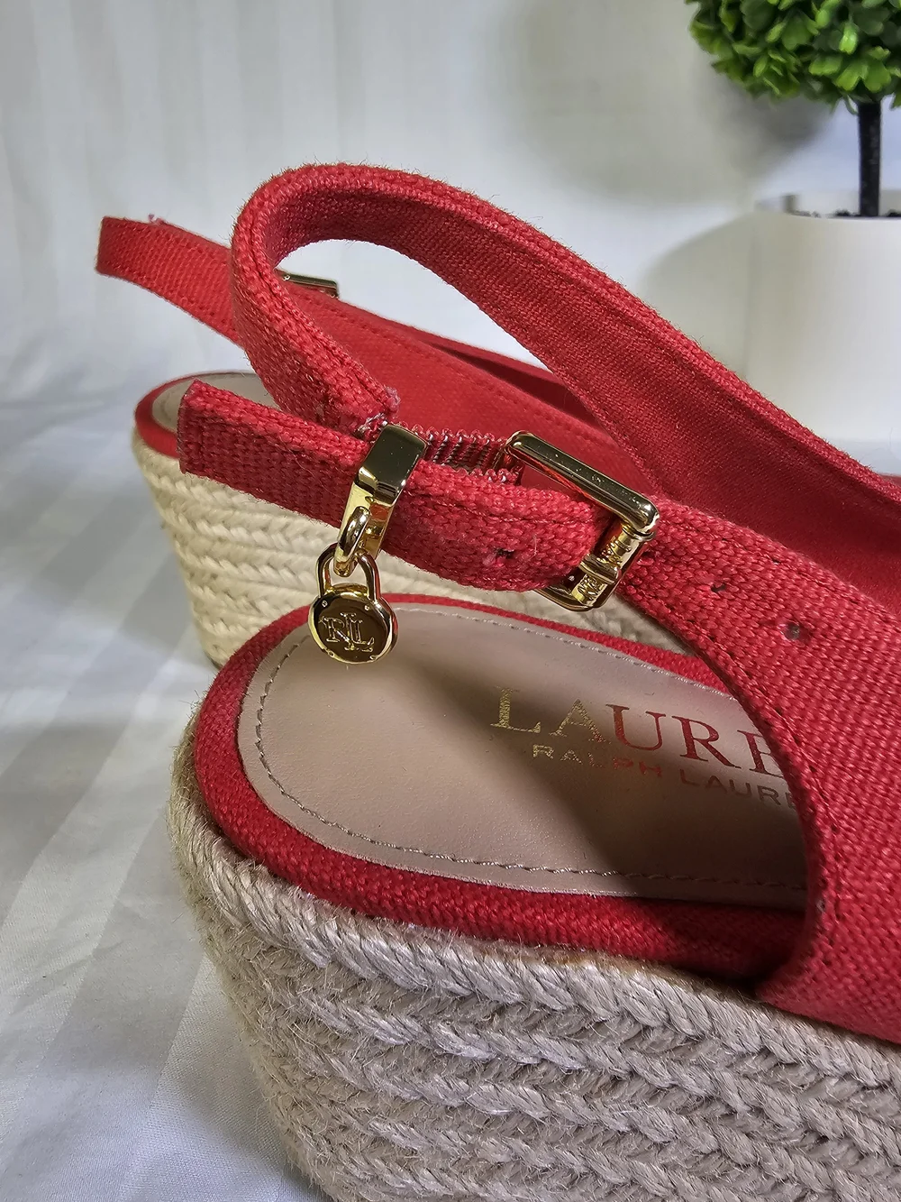 Ralph Lauren red canvas